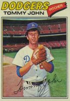 1977 Topps #128 Tommy John Baseball Card