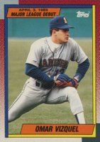 1990 Topps '89 M.L. Debut #132 Omar Vizquel Baseball Card