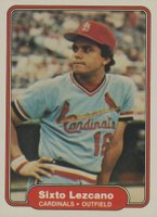 1982 Fleer #119 Sixto Lezcano Baseball Card