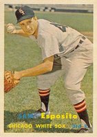 1957 Topps #301 Sam Esposito Baseball Card