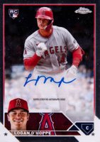 2023 Topps Chrome Update Autograph #ACLOH Logan O'Hoppe Baseball Card