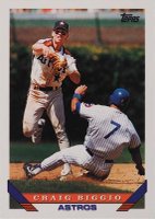 1993 Topps #680 Craig Biggio Baseball Card