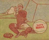 1949 R302-2 M.P. & Co. #117 Yogi Berra Baseball Card