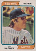 1974 Topps #265 Tug McGraw Baseball Card