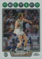 2008 Topps Chrome #169 Larry Bird Xfractor Basketball Card