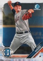 2019 Bowman Prospects Chrome #49 Casey Mize Baseball Card