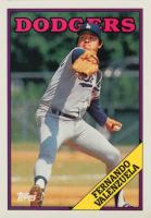 1988 Topps Tiffany #780 Fernando Valenzuela Baseball Card
