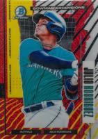 2021 Bowman Chrome Mega Box Bowman Ascensions #BA19 Julio Rodriguez Red Refractor Baseball Card