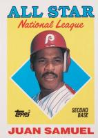 1988 Topps #398 Juan Samuel Baseball Card