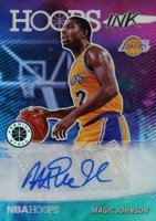 2019 Panini Hoops Premium Stock Hoops Ink #MJO Magic Johnson Basketball Card