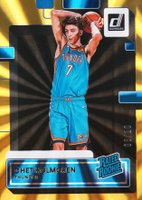 2022 Panini Donruss #202 Chet Holmgren Gold Holo Laser Basketball Card