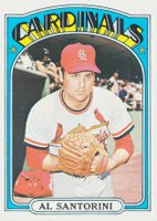 1972 Topps #723 Al Santorini Baseball Card