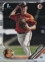 2019 Bowman Draft #BD22 Gunnar Henderson Baseball Card