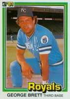 1981 Donruss #100 George Brett Baseball Card