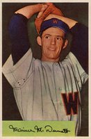 1954 Bowman #56 Maurice McDermott Baseball Card