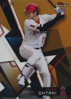 2018 Finest  #100 Shohei Ohtani Gold Refractor Baseball Card
