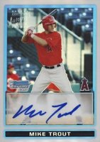 2009 Bowman Chrome Draft Picks & Prospects #BDPP89 Mike Trout Autograph-Refractor Baseball Card