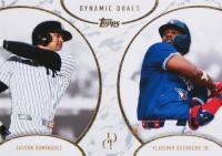 2025 Topps Dynamic Duals #47 Jasson Dominguez/Vladimir Guerrero Jr. Baseball Card