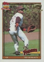 1991 Topps Desert Shield #538 Bip Roberts Baseball Card