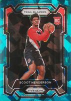 2023 Panini Prizm #141 Scoot Henderson Teal Ice Basketball Card
