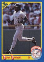 1990 Score #586 Deion Sanders Baseball Card