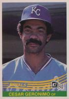 1984 Donruss #252 Cesar Geronimo Baseball Card