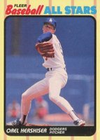 1989 Fleer Baseball All-Stars #21 Orel Hershiser Baseball Card