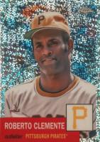2022 Topps Chrome Platinum Anniversary #21 Roberto Clemente Speckle Refractor Baseball Card