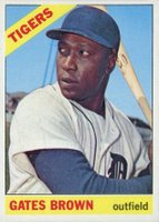 1966 Topps #362 Gates Brown Baseball Card