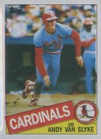 1985 Topps Mini #551 Andy Van Slyke Baseball Card