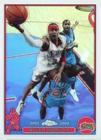 2003 Topps Chrome #3 Allen Iverson Refractor Basketball Card