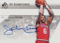 2003 SP Authentic SP Signatures #JE-A Julius Erving Basketball Card