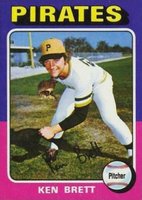 1975 Topps #250 Ken Brett Baseball Card