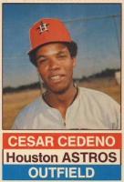 1976 Hostess #47 Cesar Cedeno Hand Cut Baseball Card