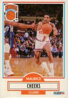 1990 Fleer #124 Maurice Cheeks Basketball Card