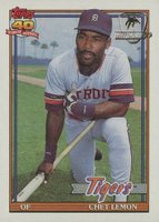 1991 Topps Desert Shield #469 Chet Lemon Baseball Card
