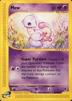 2002 Pokemon Expedition #55 Mew TCG Card