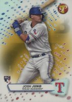 2023 Topps Pristine #103 Josh Jung Gold Baseball Card