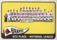 1965 Topps #426 Braves Team Baseball Card