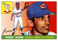 1955 Topps #61 Spook Jacobs Baseball Card