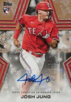 2023 Topps Baseball Stars Autographs #BSAJJ Josh Jung Series 2-Gold Baseball Card