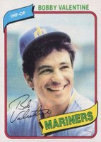 1980 Topps #56 Bobby Valentine Baseball Card
