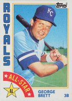 1984 Topps Tiffany #399 George Brett Baseball Card
