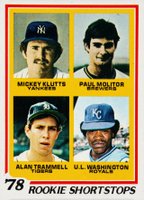 1978 Topps #707 Rookie Shortstops Baseball Card