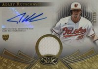2023 Topps Tier One Autographed Relics #T1ARAR Adley Rutschman Baseball Card