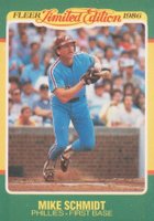 1986 Fleer Limited Edition #41 Mike Schmidt Baseball Card
