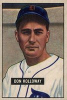 1951 Bowman #105 Don Kolloway Baseball Card