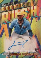 2024 Topps Chrome Update Chrome All-Etch Rookie Rush Autographs #JC Junior Caminero Baseball Card