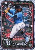 2024 Topps Holiday #H25 Junior Caminero Holiday Tree Baseball Card