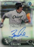 2016 Bowman Draft Chrome Draft Picks Autographs #CDAZC Zack Collins Refractor Baseball Card